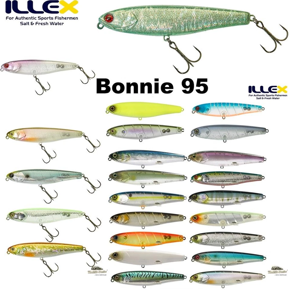 Illex Bonnie 95 9,5cm 12,5g Wobbler lippenloser Kunstköder NEU - Bild 1 von 1