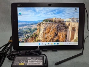 Fujitsu Q508/SE Arrows Tab Atom x7-Z8700 RAM 4GB eMMC 128GB 10.1in Win 11 Pro - Picture 1 of 9