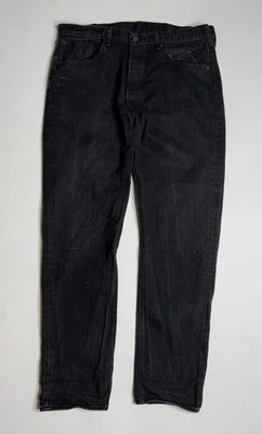 Pantalones de mezclilla Levis 501 CT personalizados con botones cónicos negros para hombre talla 38 x 34 Foto 1 de 4