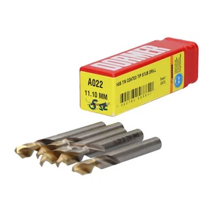 Dormer A02211.1 HSS-Tin spiral drill DIN1897RN Cyl. 11.1mm (5pcs) New NFP - Picture 1 of 5