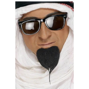 Araber Bart schwarz Schwarzer Kinnbart Orient Spitzbart Beduinen Kunstbart - Bild 1 von 1
