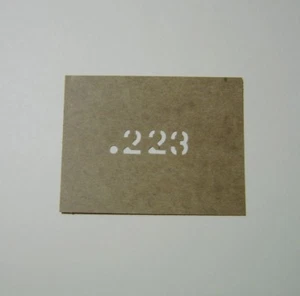 .223 Custom Ammo Can Stencil - Picture 1 of 3