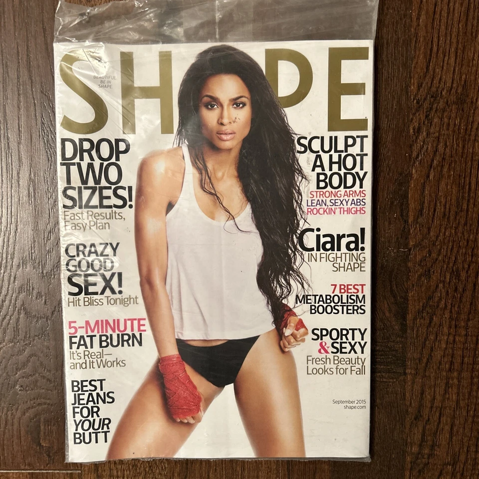 Shape September 2015 - Ciara In Fighting Shape, crazy good sex, 5 min fat burn Foto 1 de 1