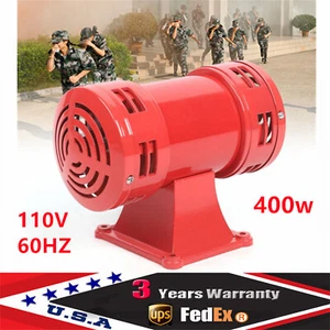 Elektrische Sirene Industriesirene Motor angetrieben Tornado Sirene Luftsirene Raid Horn - Bild 1 von 7