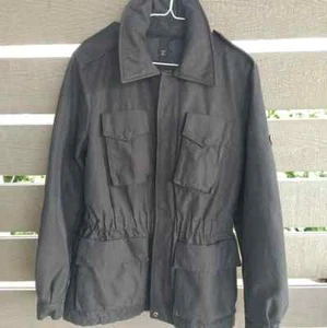 Post Card Italy Unisex Black Brown plaid Jacket 8 - Picture 1 of 14