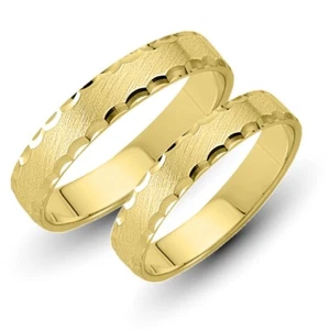 Trauringe 333er Gelbgold Eheringe inkl. Gravur + Etui - Bild 1 von 4