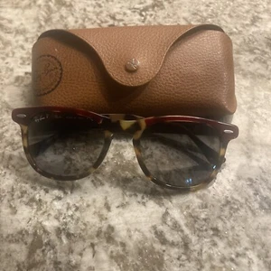 Ray Ban EAGLEEYE (RB2398-1377M3 56) Bordeaux On Yellow Havana w/ Grey Polar Lens - Picture 1 of 3