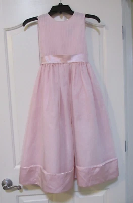 JAYNE COPELAND Pink Sleeveless Dress Girls Size 10 Foto 1 de 4