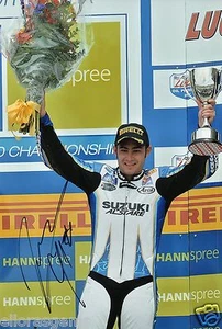 World Superbikes Leon Haslam Hand Signed Photo 12x8" AB - Picture 1 of 1