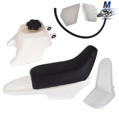 Plastic Fender Body Seat Gas Tank Kit Fit For Yamaha PW50 PY50 PW 50 50cc White - Image 1 of 4