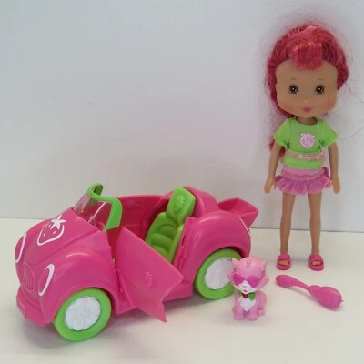 Juego TCFC Playmates 2006 Strawberry Shortcake & Custard Sweet Ride Along Foto 1 de 4