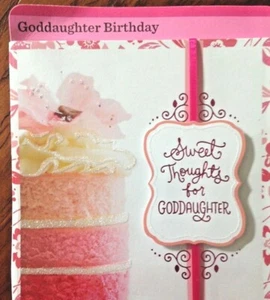 Hallmark BIRTHDAY Cards for "GODDAUGHTER" 14A - Picture 1 of 10