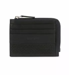 Billetera de tarjetas negras Carrera Jeans para hombre - CB4866 - Imagen 1 de 2