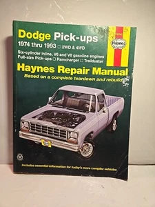 Dodge D-150 Truck Pick-up 1974-1993 Shop Service Repair Manual Wiring Diagrams - Picture 1 of 8