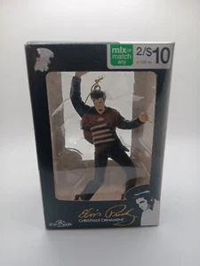 Elvis Presley Kurt S Adler Christmas Ornament schwarz-weiß Shirt - Bild 1 von 4