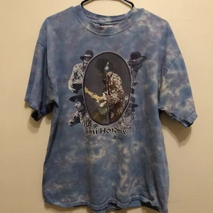 Jimi Hendrix Gypsy Eyes Tie Dye T-Shirt XL DBL Sided 1998 Vintage Delta Tag - Bild 1 von 7