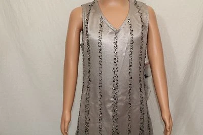 Blush By US Angels Girls Dress Sz 16 NWT Color Gray Shell And Lining  - Image 1 of 4
