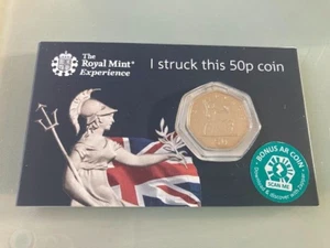 ROYAL MINT 2019 BRITANNIA 50P COIN I STRUCK THIS 50P UNCIRCULATED COIN IN PACK - Bild 1 von 2