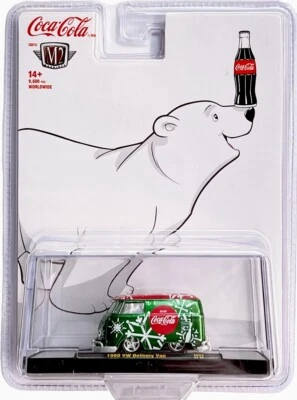 M2 MACHINES 2024 CHRISTMAS 1960 VW DELIVERY VAN COCA-COLA - Image 1 of 2