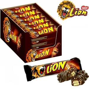 40 NESTLE LION Crisp & Creamy Chocolate Bars European Candy Snacks Sweets - Picture 1 of 4