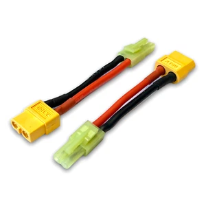 ✅ 2x Adapter Male Mini Tamiya AR Drone Airsoft auf Female XT60 Stecker Lipo Akku - Bild 1 von 10