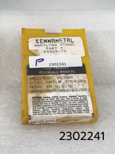 NG 3142 R KC850 New Partial Package of 7 Kennametal Tungsten Carbide Inserts - Picture 1 of 3