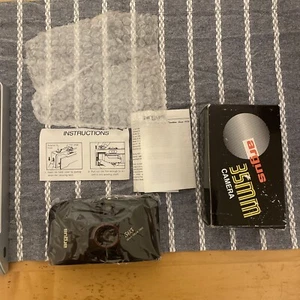 Argus 35mm Compact Camera 505 Free Focus Black New Old Stock With Box Vintage - Picture 1 of 9