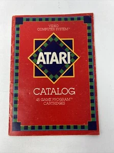 ATARI CATALOG 45 GAME PROGRAM CARTRIDGES - Picture 1 of 3