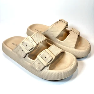 Whitin Cloud Recovery bequeme Pantoletten Sandalen Damen US Größe 5 (EU 35 36) – beige - Bild 1 von 12