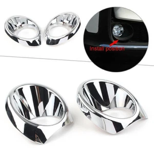 2pcs Fits Honda Pilot 2019 2020 Chrome Front Fog Lamp Light Cover Trim Decor ABS - Bild 1 von 11