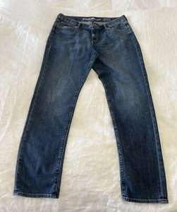 Eddie Bauer | Women’s SZ 10 | Boyfriend Mid Rise Slim Jeans | Medium Wash - Picture 1 of 9