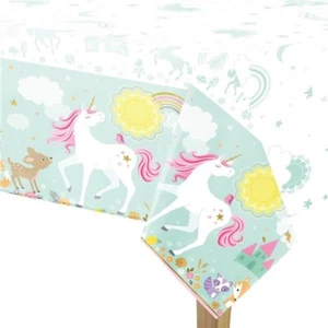Unicorn Party Supplies Magical Unicorn Tablecover Girl Birthday Decoration - Picture 1 of 1