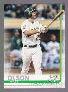 2019 Topps #289 MATT OLSON Oakland A's Athletics - Picture 1 of 2