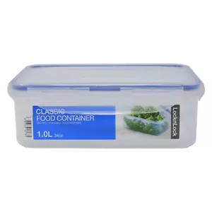 LocknLock 1L High Quality Rectangular Food Storage Durable Airtight Container - Picture 1 of 4
