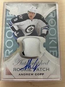 2014-15 Upper Deck The Cup Rookie Patch Auto Andrew Copp,#108/249, 2 Color Patch - Picture 1 of 3