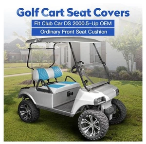 NOKINS D Diamond Golf Cart Seat Covers kit for Club Car DS 2000.5-Up - Picture 1 of 7