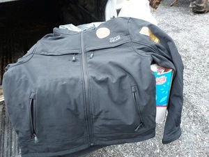 ABRIGO CHAQUETA CON CAPUCHA NEGRO RESISTENTE AL AGUA GRAVEL GEAR PARA HOMBRE TALLA GRANDE - Imagen 1 de 14