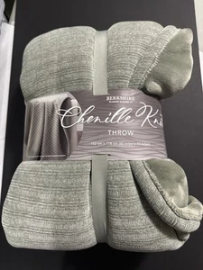 Berkshire Chenille Knit Throw 60" X 70" - Picture 1 of 3