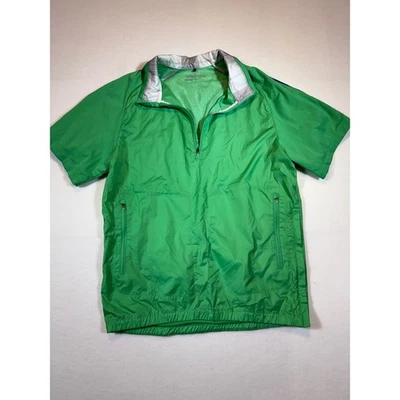 Nike Golf Womens Windbreaker Jacket Small 1/4 Zip Short Sleeve Pullover Side Zip - Image 1 of 3