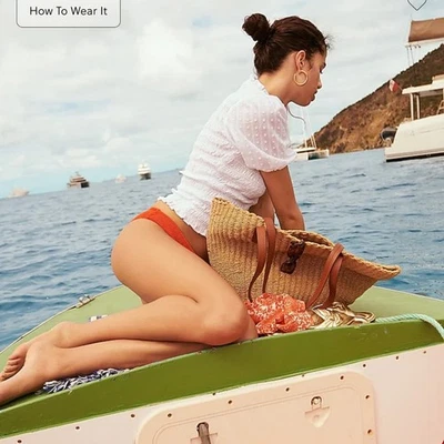 Золотые серьги-кольца J.Crew - Изображение 1 из 4