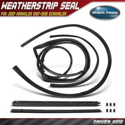 Sello de resistencia izquierda para Jeep Wrangler 1987-1995 Scrambler 1981-1985 CJ7 5 un. Foto 1 de 4