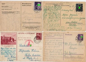 Konvolut Postkarten 1940 - 1942 Wilna Ostpreußen OKW Zensur Generalgouvernement - Bild 1 von 4