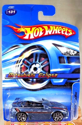 2006 Hot Wheels Mainline/Collector No131 MITSUBISHI ECLIPSE серый с хромированным 5Y Sp - Изображение 1 из 4