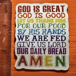 Pegatina Dios es grande - Imagen 1 de 1