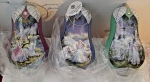 Bradford Editions 7th Issue Nourish, Cherish & Lead Fairyland Porcelain Ornament - Picture 1 of 10