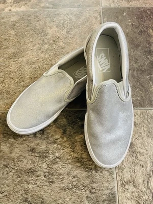 Zapatos sin cordones Vans 8,5 plata brillo  Foto 1 de 4