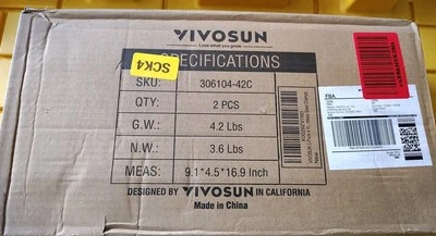 Manguera de ventilación flexible de aluminio de 4"" 25 pies con 2 abrazaderas para ventilación de secadora X2  Foto 1 de 3