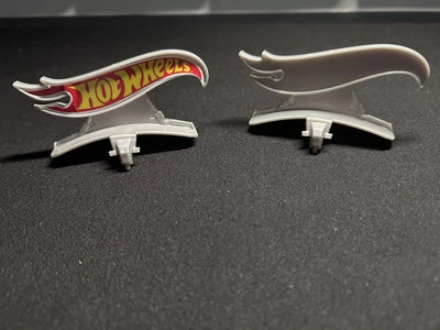Hot Wheels Replacement Loop Top Track Connector Logo Sticker Set Of 2 - Image 1 of 3