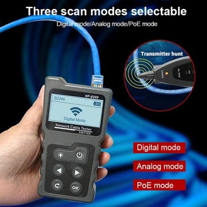 NF-8209 Cable Tester Location Network Wire Checker Ethernet LAN Wires - Photo 1/15