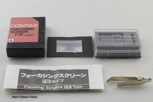 [Sin usar] Contax FW-4 Pantalla de enfoque Rejilla Tipo para ST RX RX II AX de JAPÓN - Imagen 1 de 8